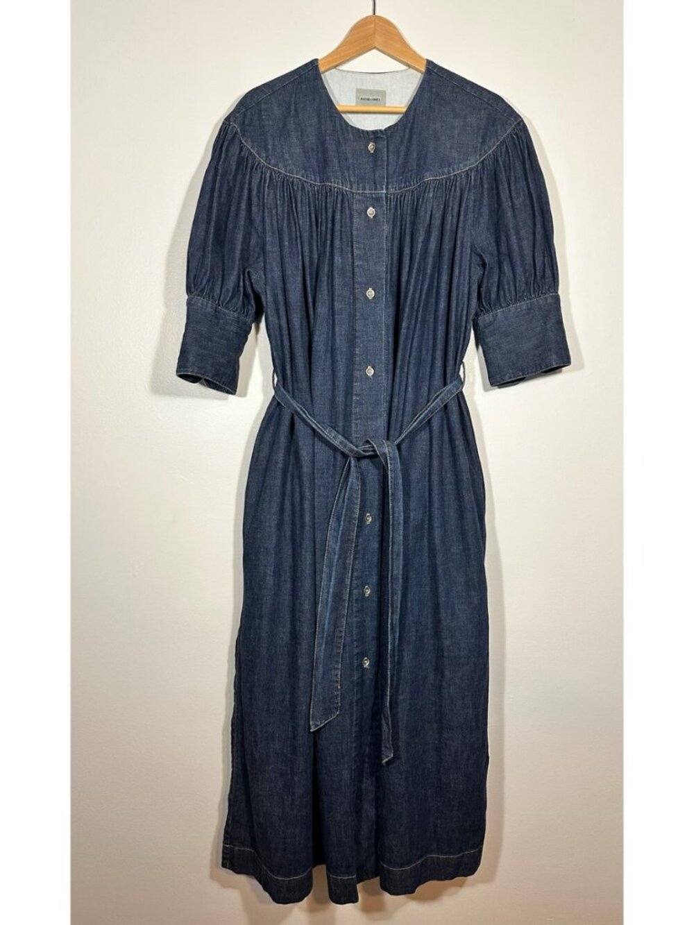 Rachel Comey Indigo Denim Shirtdress Midi M/L